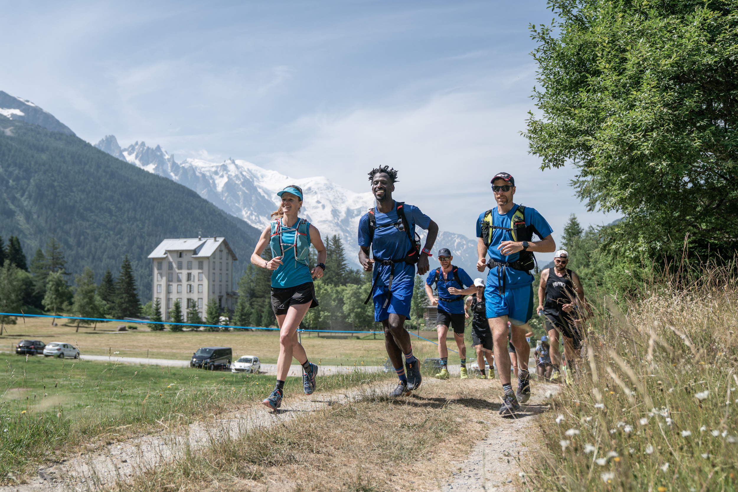 Summer running on the Cross-Country track